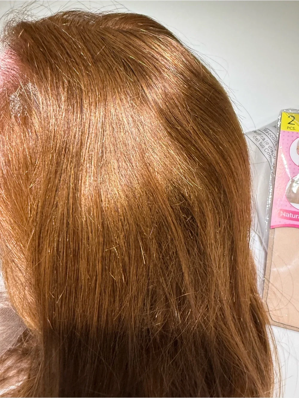 💯% 13” HUMAN Hair, Lace around, Center Part, Bob Cut, Auburns